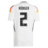 Camiseta de fútbol Alemania Antonio Rudiger 2 1ª equipación Euro 2024